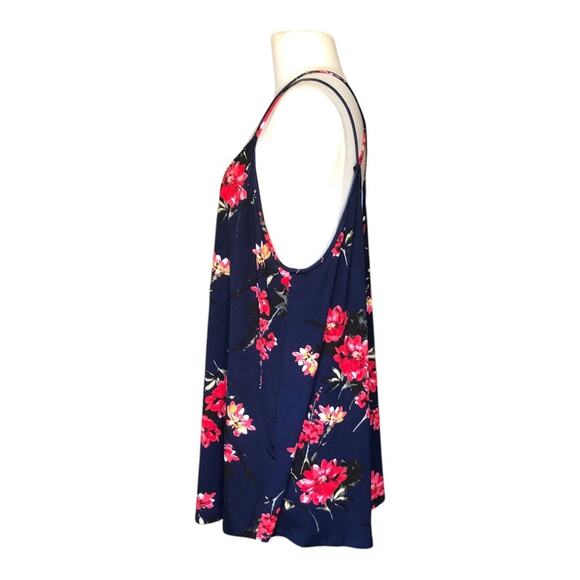 PaperMoon NWT Basima Back Detail Knit Top Beautiful Floral Tank Top Size 1X - Picture 5 of 13